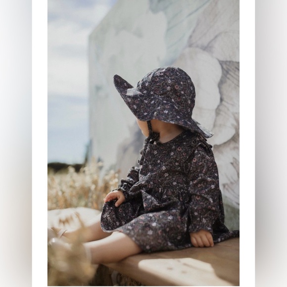 VGUC Jamie Kay Organic Cotton Floral Pincord Frankie Dress - Prairie Rose 8 - Picture 3 of 15